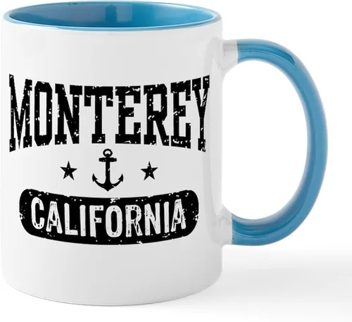 Vista 19 de CafePress Taza de café de cerámica de 11 oz (11.0 fl oz) de San Francisco Blanco - Taza San Francisco