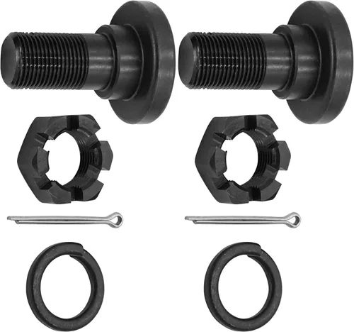 Vista 5 de Caltric Kit de tornillos de hoja con tuerca castillo compatible con cortador giratorio King Kutter L40 L48 L60 L72 P48 P60 P72 501001