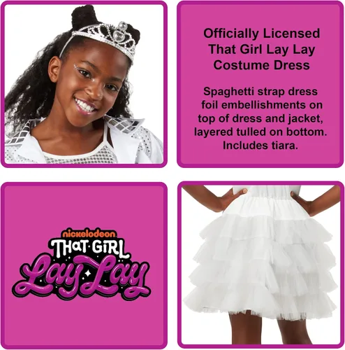 Vista 2 de Rubie's Girl That Girl Lay Lay - Disfraz de princesa Slay, como se muestra