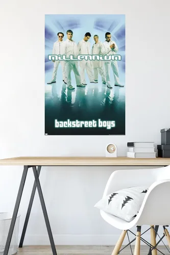 Vista 4 de Backstreet Boys - Póster de pared del milenio, 34 pulgadas de largo x 22.4 pulgadas de ancho, versión sin marco