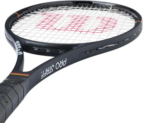 Vista 5 de Wilson Pro Staff 97L - Raquetas de tenis clásicas para adultos, ensartadas con Sensation 16 Natural en tensión de rango medio