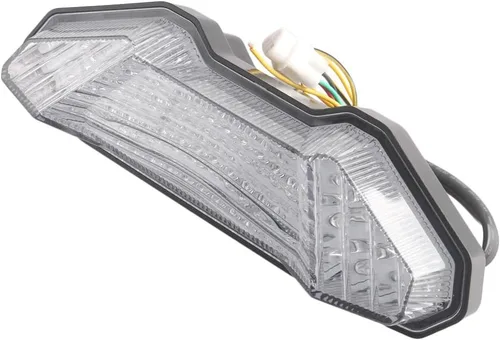 Vista 2 de Luz trasera integrada para motocicleta LED luz trasera compatible con Yamaha FZ-09 MT-09 2014 lente transparente