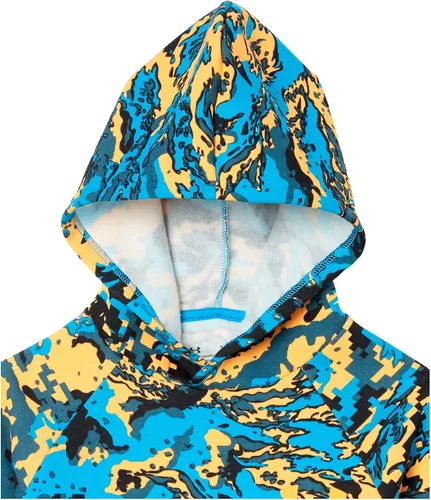 Vista 6 de Under Armour Rival Sudadera para niño ABC camuflada con forro polar y capucha