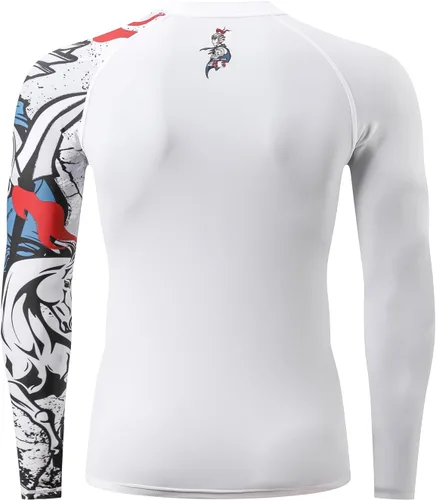 Vista 4 de HUGE SPORTS Manga larga con protección solar UV UPF 50+ para hombre