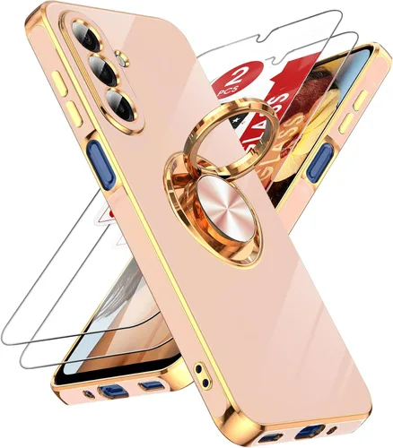 Vista 73 de LeYi Funda para iPhone XR: con Protector de Pantalla de Vidrio Templado [Paquete de 2] Soporte de Anillo Giratorio de 360°, Soporte Magnético