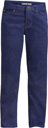 Vista 2 de Lands' End Pantalones elásticos de hierro con 5 bolsillos para niños