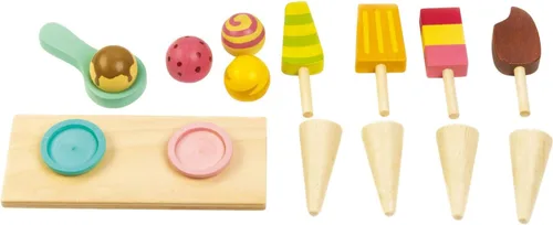Vista 2 de Tender Leaf Toys Carrito de helados, 14.76 pulgadas de longitud