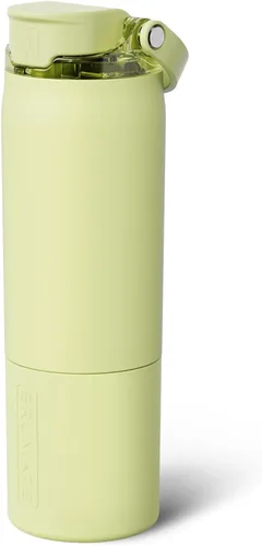 Vista 68 de BrüMate Rise - Botella de agua de 25 onzas con pajita de silicona cubierta 100 % a prueba de fugas, botella de agua de acero inoxidable aislada