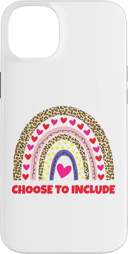 Vista 15 de Choose to Include Leopard Rainbow Special Needs Awareness Case for iPhone 17