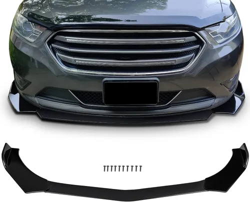 Vista 77 de SCITOO Alerón de borde de parachoques delantero mate negro para Ford Focus ST años 2013-2014 - Spoiler frontal de polipropileno