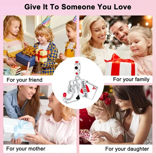 Vista 277 de Abalorios de plata de ley 925 con letras de la A ~ Z, para pulseras, collares, Día de San Valentín, Día de la Madre, joyería regalos para mujeres