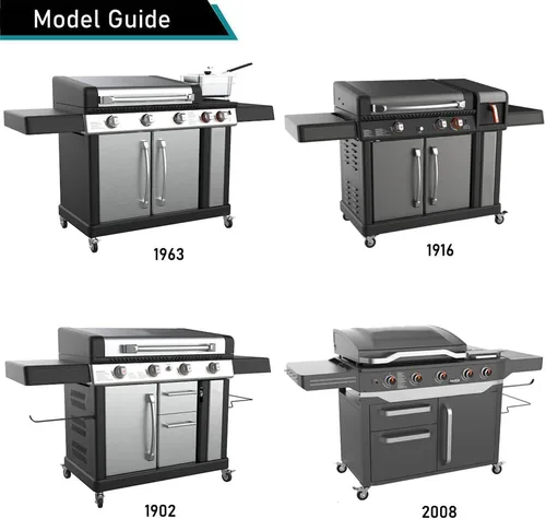Vista 6 de ZJYWSCH Cubierta para plancha Blackstone Culinary Pro de 36 pulgadas 1902 2154, Gabinete Culinary Pro de 28 pulgadas con freidora de aire 1916