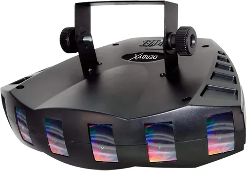 Vista 4 de Chauvet DJ Derby X DMX-512 LED RGB multicolor efecto de luz estroboscópica DJ (2 unidades)