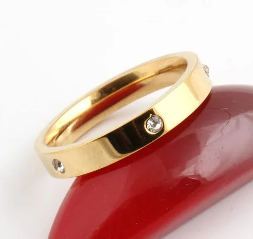 Vista 6 de New 2024 Niba Ring For Woman With Cz Crystal Stellux 18Kgp Rose Gold Color Fashion Accessories