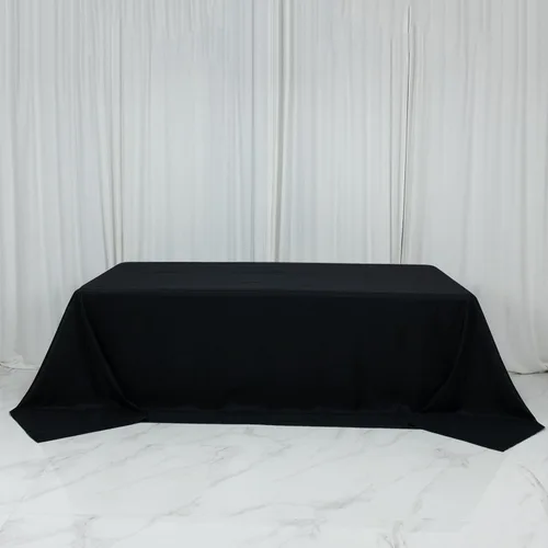 Vista 128 de Efavormart - Mantel rectangular, 60 x 102 pulgadas, resistente a las manchas y a las arrugas, lavable, mantel decorativo oblongo de tela de Amatista