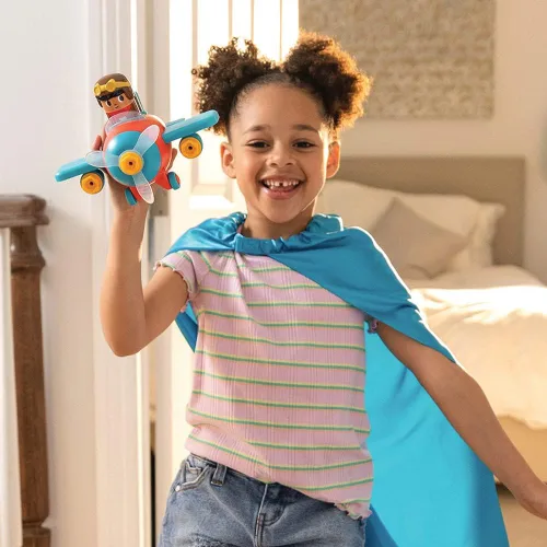 Vista 8 de Educational Insights Design & Drill Bolt Buddies Plane - Juguetes de construcción y herramientas para niños pequeños, juego de herramientas