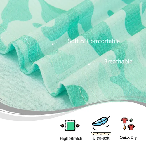 Vista 16 de TAPULCO Camisetas tipo polo de secado rápido para hombre, diseño de camuflaje, atléticas, ligeras, transpirables, casuales, para golf