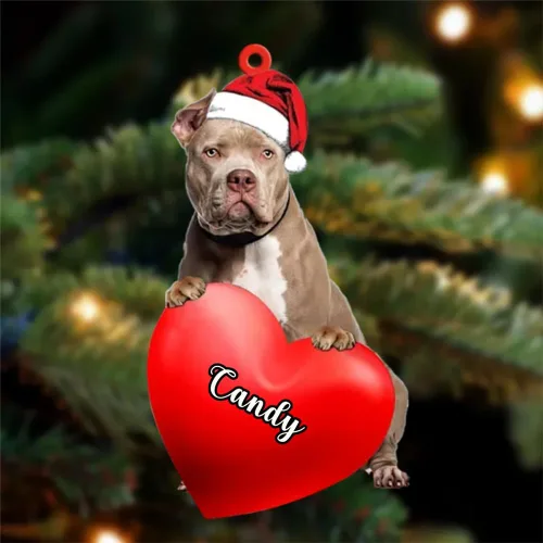 Vista 31 de Adornos de Navidad personalizados para perros, nombre personalizado, adorno de Malamute de Alaska, adornos acrílicos, regalos de Navidad, amantes