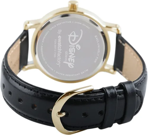 Vista 2 de Disney Reloj analógico de cuarzo para adultos Negro Vintage