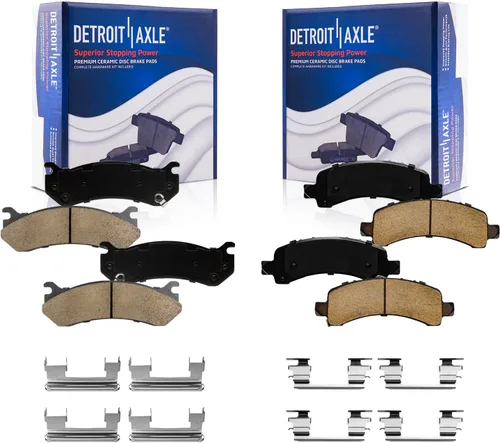 Vista 126 de Detroit Axle - Pastillas de Freno Delantero Izquierdo Reemplazo de Pinza de Disco para Ford Fusion Mazda 6 Lincoln MKZ Mercury Milan 2006-2012