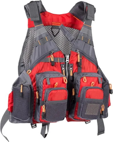 Vista 10 de Bassdash - Chaleco de pesca con mosca de múltiples bolsillos, tamaño ajustable, regalo para hombres y mujeres