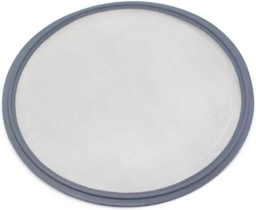 Vista 14 de HFS (R) 1,5 "Tri Clamp Screen Junta FKM w/Stainless Screen 10 Mesh (2000 μm)