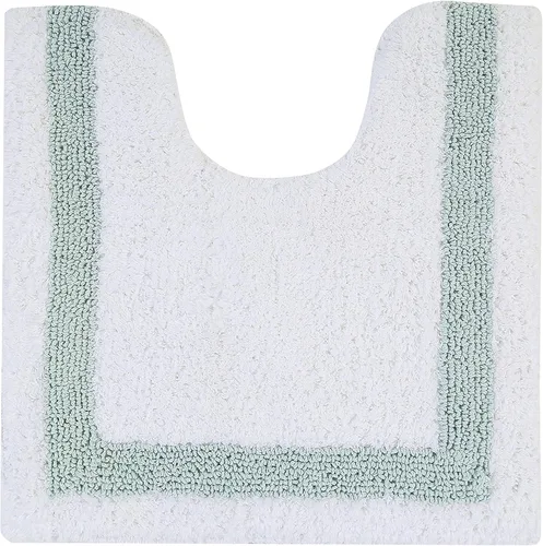 Vista 46 de Better Trends - Alfombra de baño 100% algodón reversible, altamente absorbente y lavable a máquina, suave, tapete de ducha para piso de baño