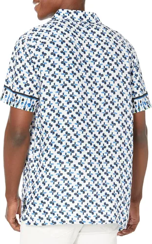 Vista 2 de Karl Lagerfeld Paris Camisa fluida con estampado floral para hombre