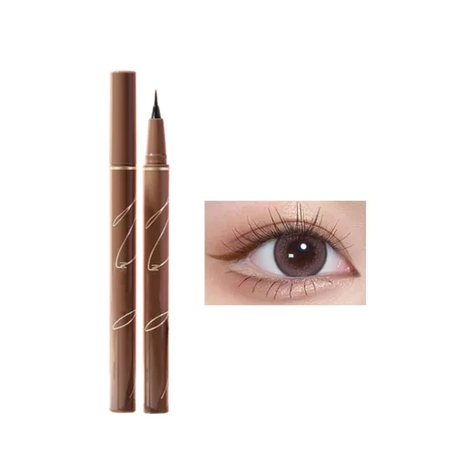 Vista 8 de Delineador de ojos líquido, impermeable, secado rápido, resistente a las manchas, de larga duración, maquillaje delineador de ojos preciso para todo