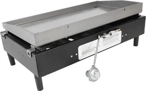Vista 7 de Razor Griddle GGT2130M - Parrilla portátil de gas propano LP de 25 pulgadas para exteriores, 2 quemadores, con 318 pulgadas cuadradas para cocinar