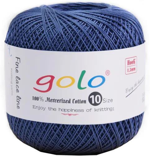 Vista 136 de Golo - 3 bolas de hilo de ganchillo tamaño 10, hilo de crochet para tejer a mano 102