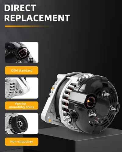 Vista 2 de OCPTY Alternadores 11099 compatibles con Acura MDX RL TL Honda Odyssey Pilot Ridgeline 3.2L 3.5L 3.7L Alternador de repuesto automotriz Reemplaza