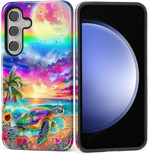 Vista 37 de Funda para Samsung Galaxy S23, Funda Híbrida Resistente 2 en 1 de Cuerpo Completo Resistente a Golpes con Protección Brillante para Samsung Galaxy