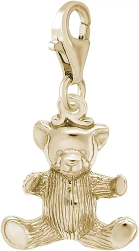 Vista 2 de Dije de oso de peluche con cierre de langosta, dijes para pulseras y collares