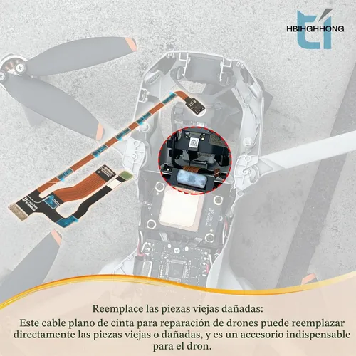Vista 5 de para DJI Mini 2 Cable de cinta de repuesto para DJI Mavic Mini/Mini SE/Mini 2 SE 4K Gimbal Flex Cable plano de cinta Accesorios para dron Parte