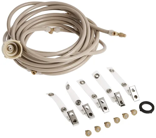 Vista 6 de Orbit sistema nebulización de enfriamiento para patios exteriores portátil de 1/4 pulgadas equipo nebulizador de agua - 20066 , Bronceado