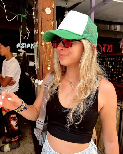 Vista 121 de Funky Junque Gorra de béisbol de béisbol en blanco para hombre y mujer