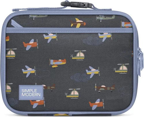 Vista 50 de Simple Modern Fiambrera para niños y bolsa de almuerzo aislada para la Campos de unicornio