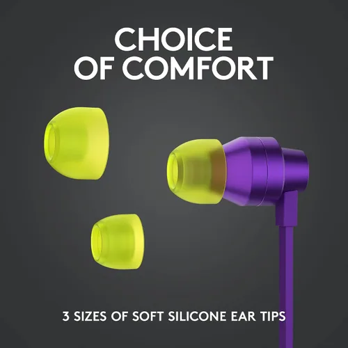 Vista 5 de Logitech G Auriculares para juegos 333 con controladores de audio duales, micrófono en línea y control de volumen, compatibles