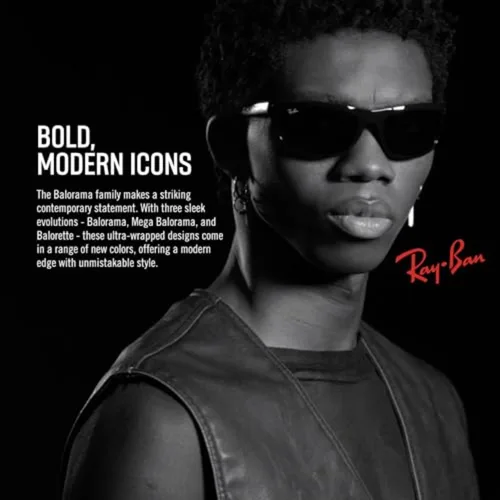 Vista 5 de Ray-Ban Gafas de sol rectangulares Rb4089 Balorama para hombre