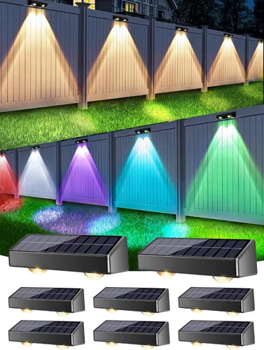 Vista 12 de Brizled RGBCW - Luces de valla inteligentes, luces de cubierta para exteriores con aplicación y control de voz, iluminación de valla que cambia