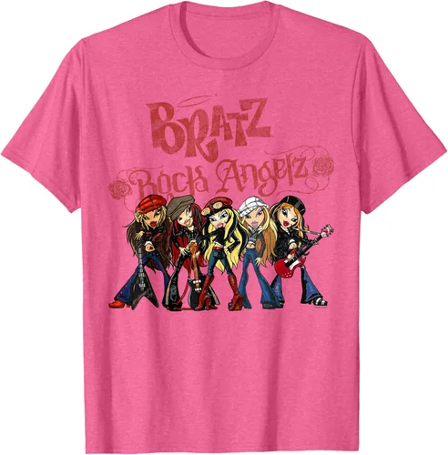 Vista 23 de Bratz Camiseta Rock Angelz Group Shot Negro