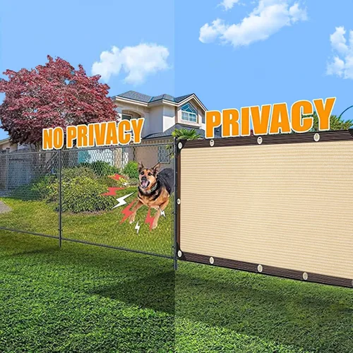 Vista 4 de Paño de sombra – Pergola 90% tela de sombra para exteriores con ojales para pérgola, patio, glorieta, terraza, jardín, porche, trigo (3 x 6 pies)