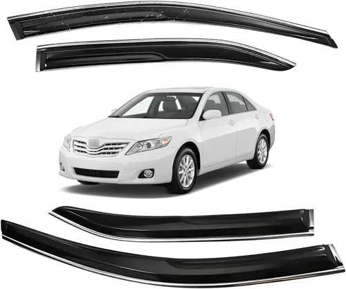 Vista 71 de Viseras para ventanas para Mazda 3 Sedán 4 puertas 2004 2005 2006 2007 2008 2009 estilo JDM Mugen, deflector de viento, protector solar y de lluvia
