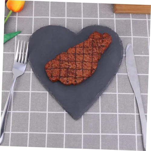 Vista 7 de Juego de platos en forma de corazón Charcutería Plato para servir Cena Plato de sushi Desayuno Plato de postre Bandeja de carne