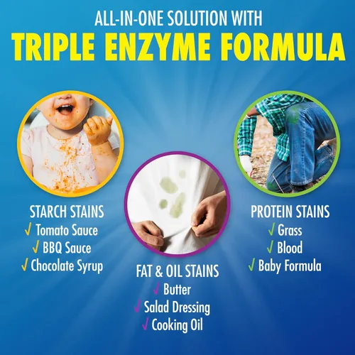Vista 4 de Zout Removedor de manchas para ropa con fórmula de triple enzima, Eliminador de manchas, 1, 1