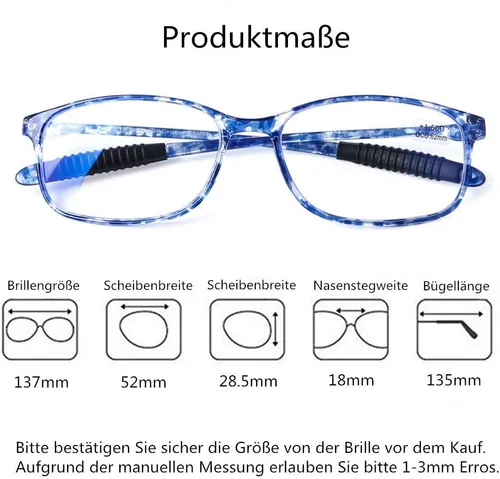 Vista 5 de DOOViC Computer Reading Glasses Blue Light Blocking TR90 Frame Lightweight Flexible Readers for Women Men,4 Pack