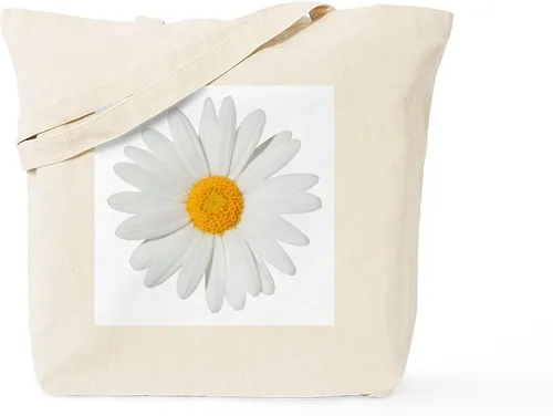 Vista 10 de CafePress Daisies Tote Bag Natural Canvas Tote Bag, Bolso de compras de tela, Caqui