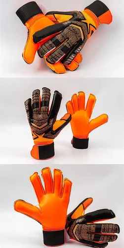 Vista 4 de XINNI Guantes de portero de portero con agarre fuerte en la palma con soporte de muñeca para dedos, guantes de fútbol para jóvenes y adultos