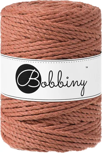 Vista 8 de Bobbiny Cordón de macramé XXL de 0.197 in y 3 capas (aguamarina), 108 yds/330 pies (100% algodón reciclado)